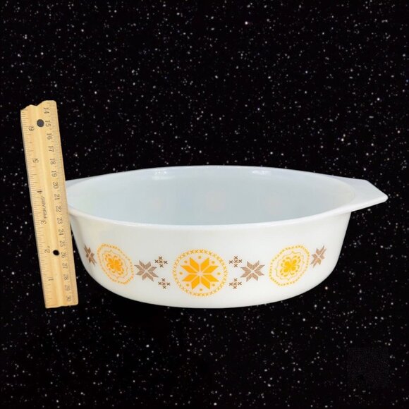 Vintage Pyrex Town & Country 2.5 Quart Casserole Oval Dish Without Lid Bowl VTG - Picture 3 of 16